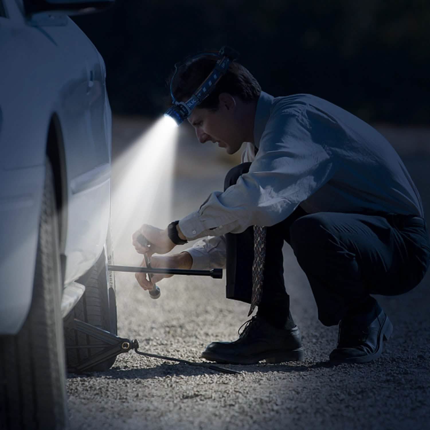 20000LM Rechargeable LED Headlamp with 8 Lighting Modes Outdoor Recreation - Tophatter Daily Deals