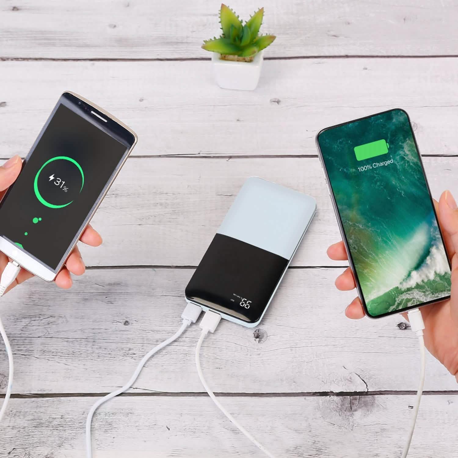 20000mAh Portable Charger Power Bank Mobile Accessories - Tophatter Daily Deals