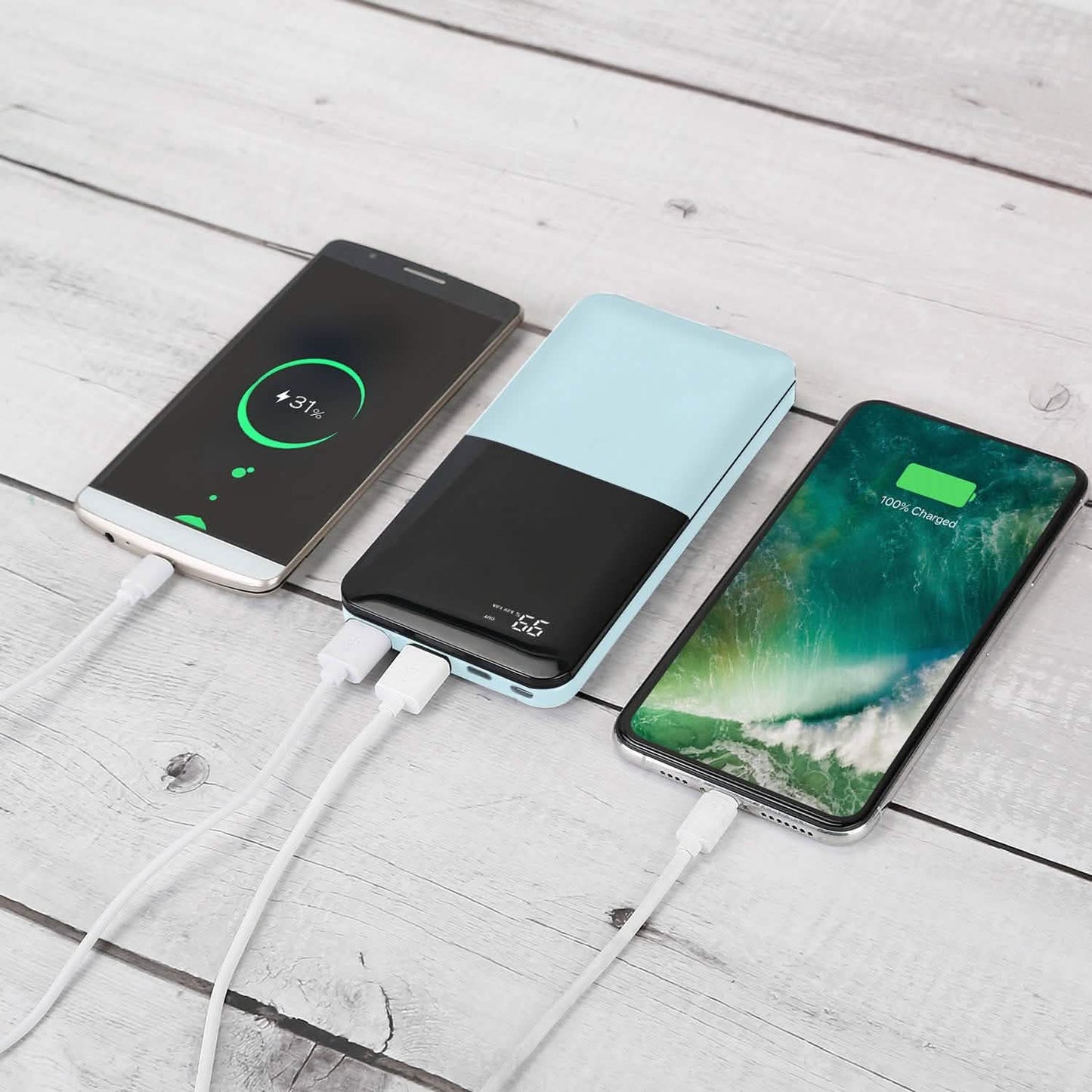 20000mAh Portable Charger Power Bank Mobile Accessories - Tophatter Daily Deals