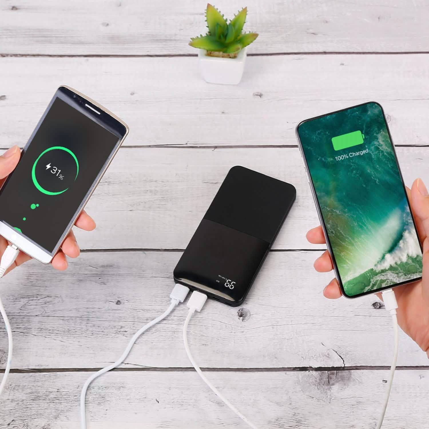 20000mAh Portable Charger Power Bank Mobile Accessories - Tophatter Daily Deals