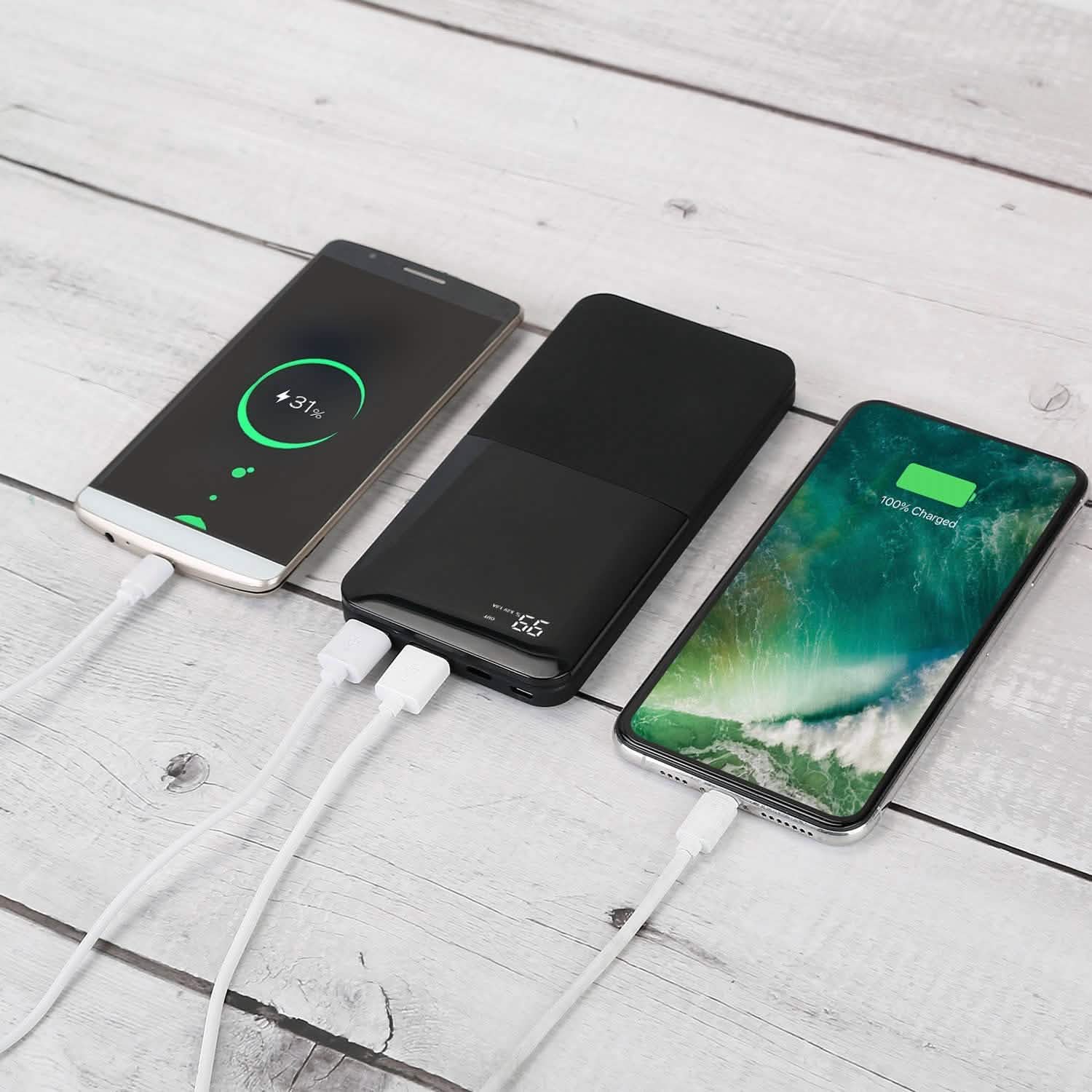 20000mAh Portable Charger Power Bank Mobile Accessories - Tophatter Daily Deals