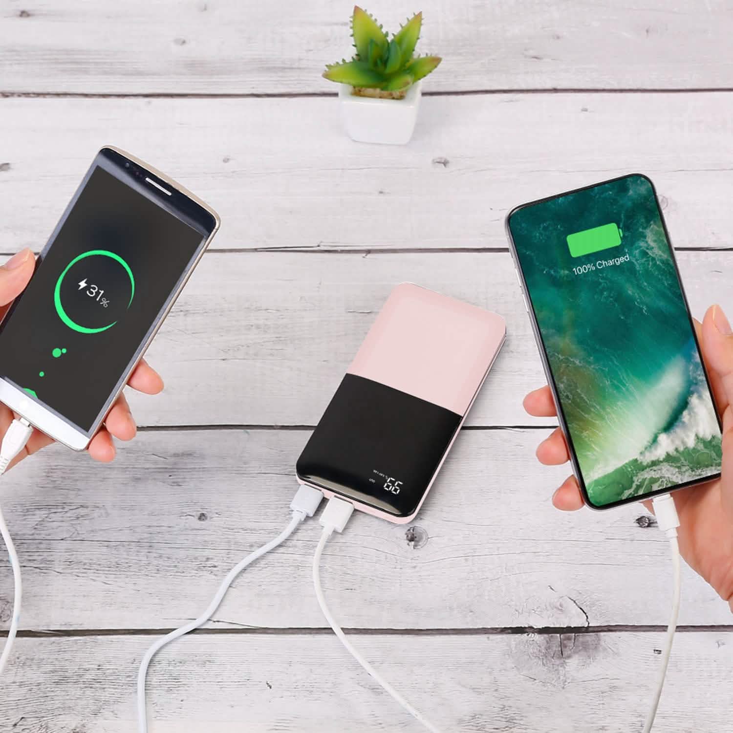 20000mAh Portable Charger Power Bank Mobile Accessories - Tophatter Daily Deals