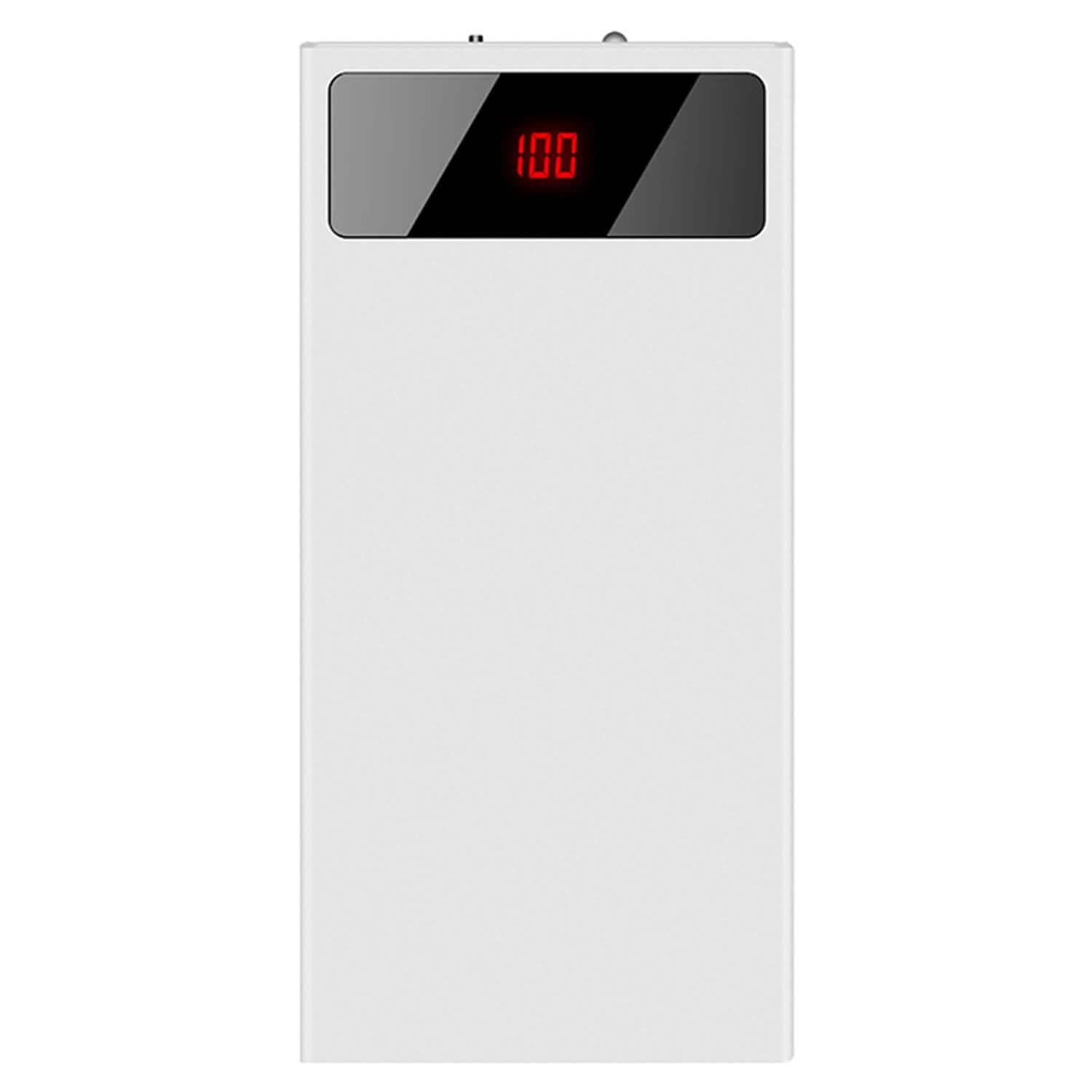 20,000mAh Power Bank Ultra-thin External Battery Pack Silver Mobile Accessories - Tophatter Daily Deals