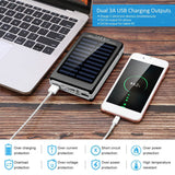 20,000mAh Solar Power Bank Mobile Accessories - Tophatter Daily Deals