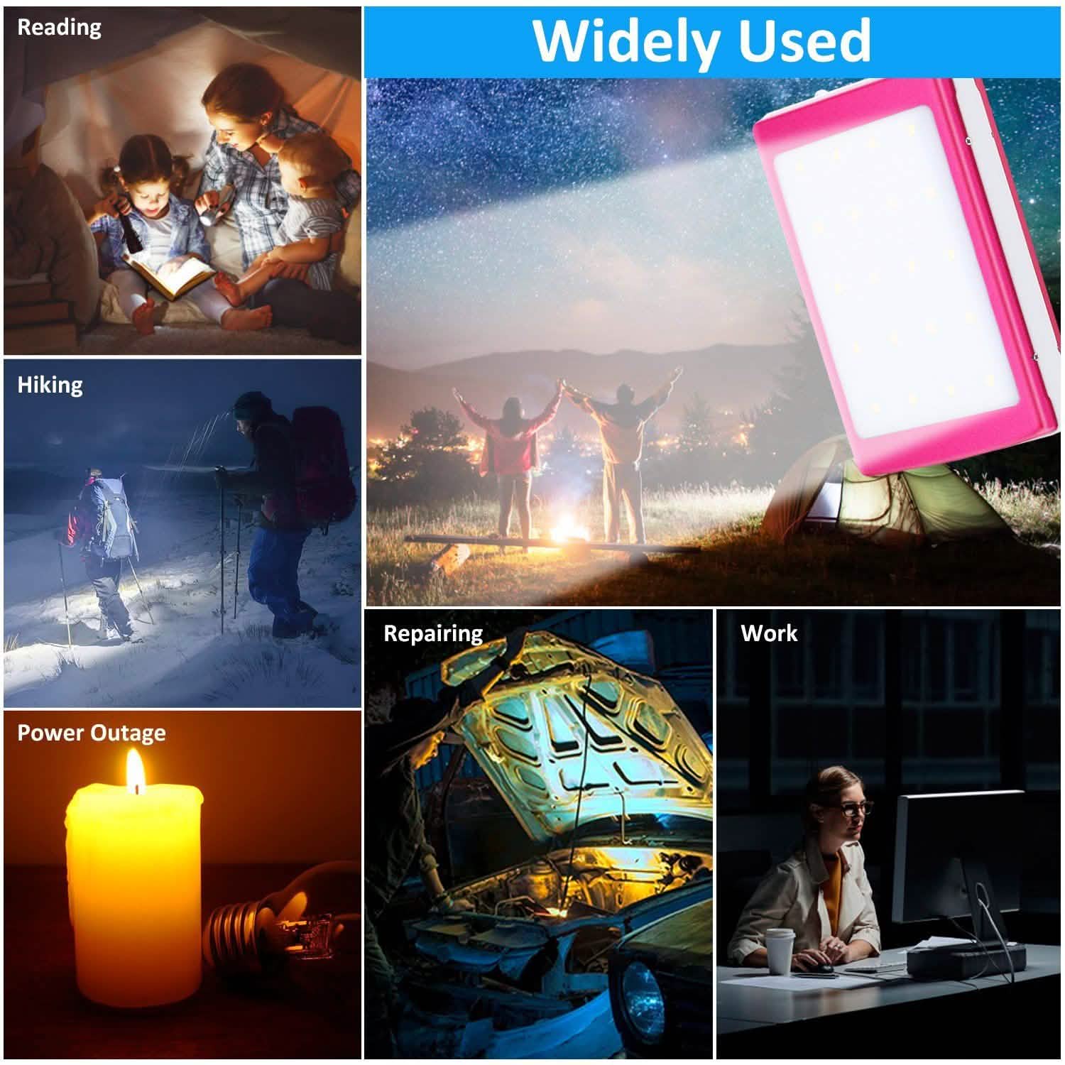 20,000mAh Solar Power Bank Mobile Accessories - Tophatter Daily Deals