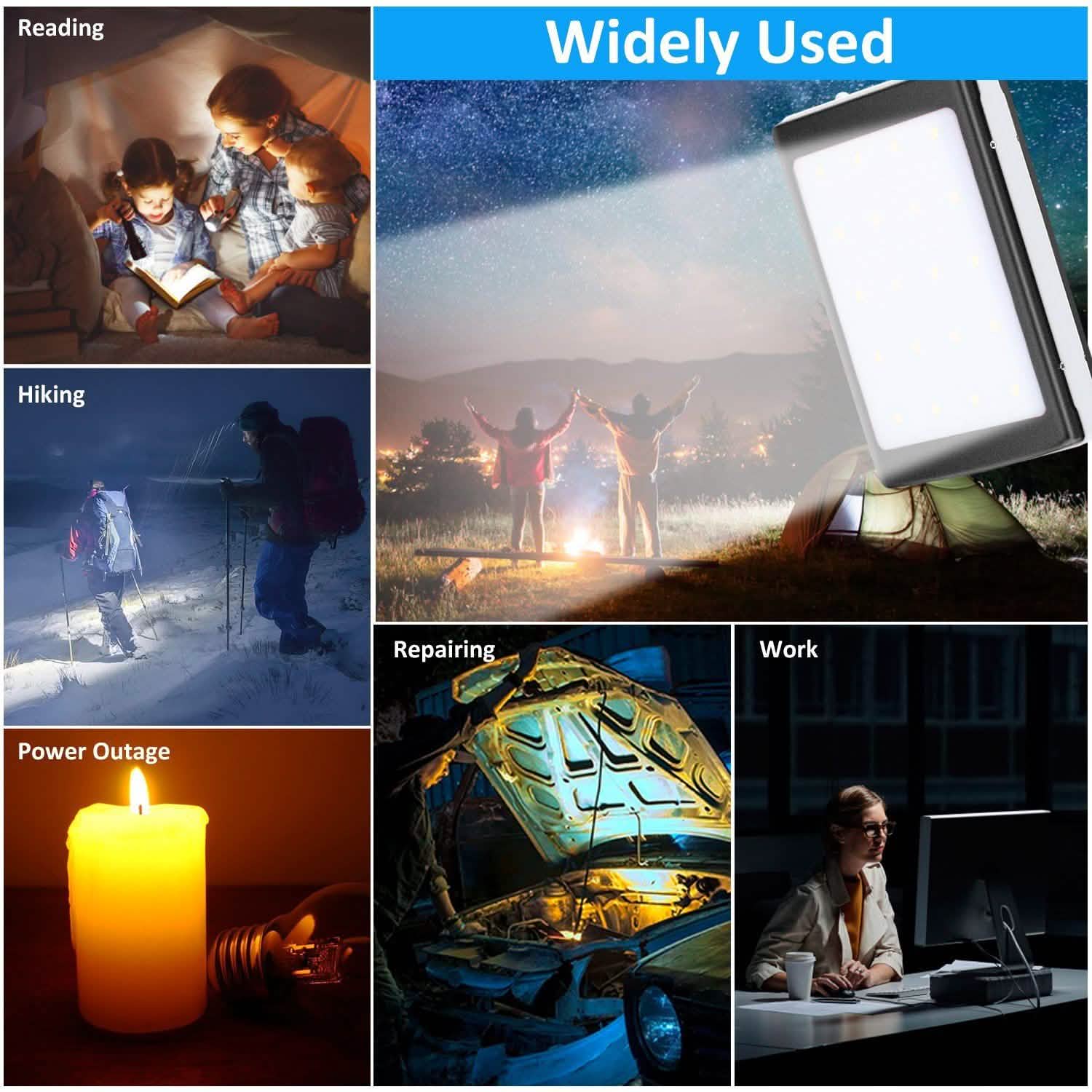 20,000mAh Solar Power Bank Mobile Accessories - Tophatter Daily Deals