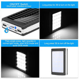 20,000mAh Solar Power Bank Mobile Accessories - Tophatter Daily Deals