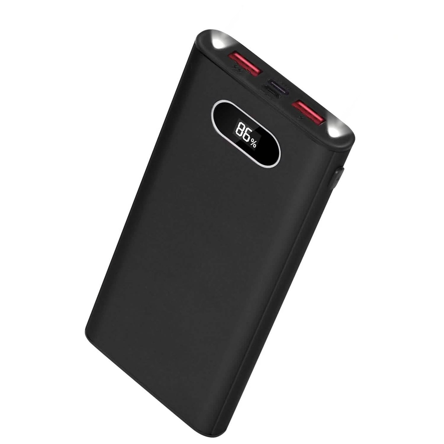 2000mAh Powerbank Portable Charger Black Mobile Accessories - Tophatter Daily Deals