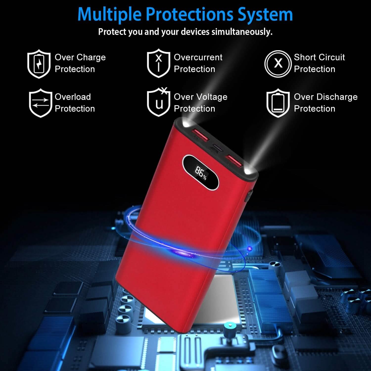 2000mAh Powerbank Portable Charger Mobile Accessories - Tophatter Daily Deals