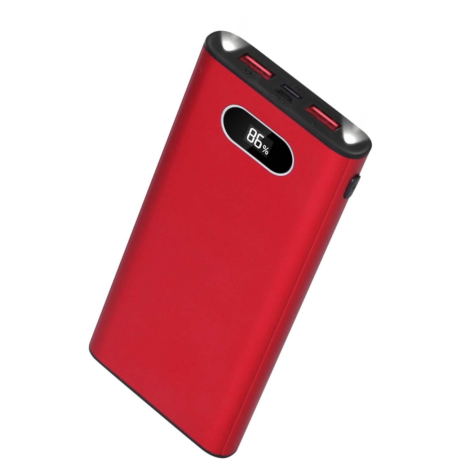 2000mAh Powerbank Portable Charger Red Mobile Accessories - Tophatter Daily Deals