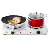 2000W Portable Double Electric Burner Kitchen Appliances - Tophatter Daily Deals