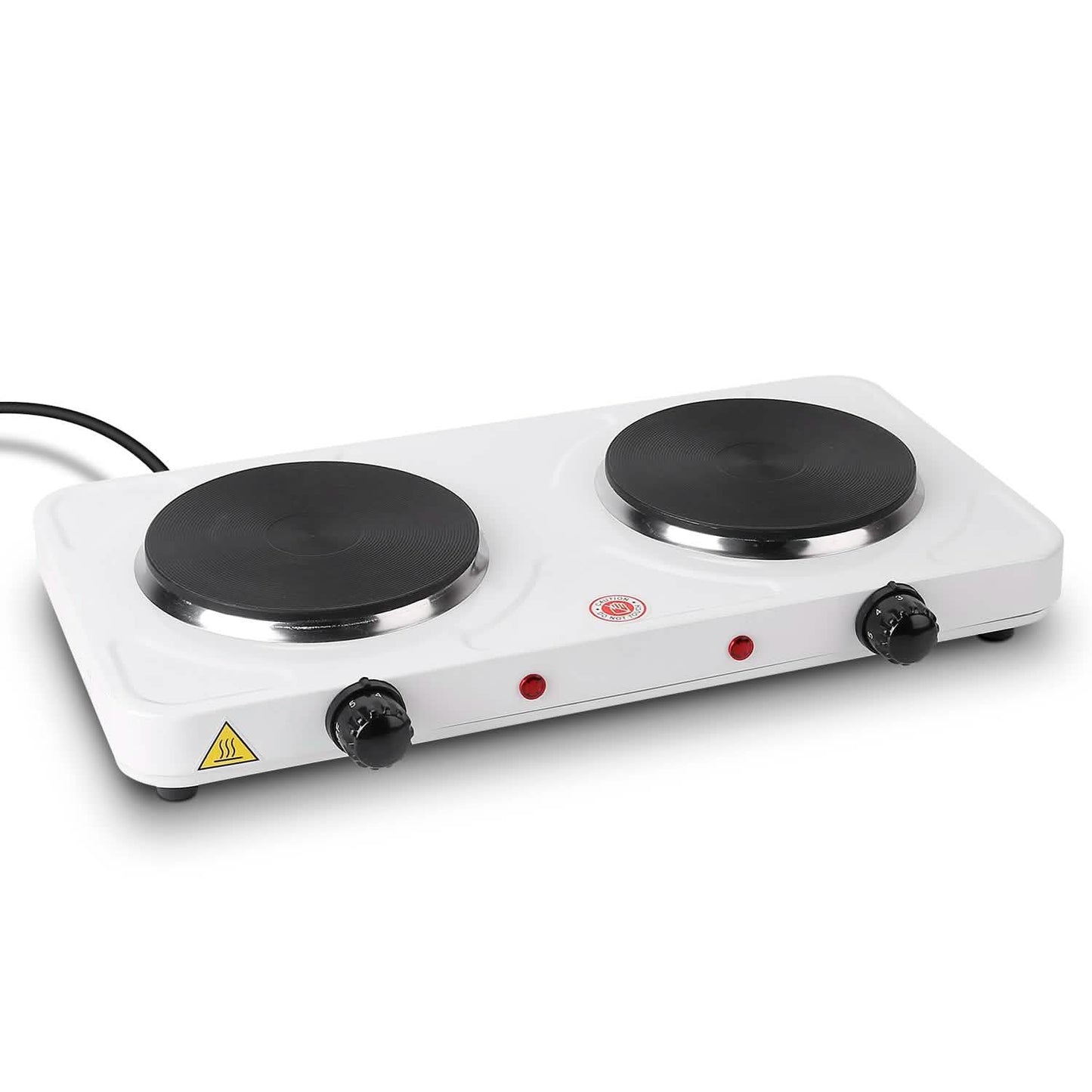 2000W Portable Double Electric Burner Kitchen Appliances - Tophatter Daily Deals