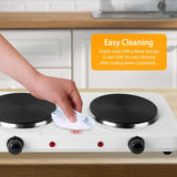 2000W Portable Double Electric Burner Kitchen Appliances - Tophatter Daily Deals