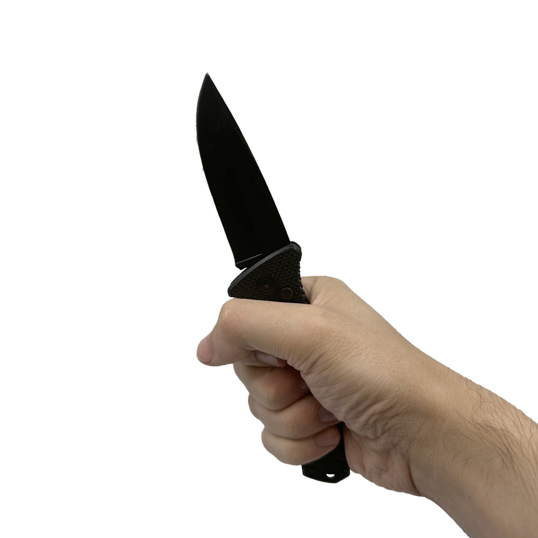 4.75" Spring Assisted Automatic Knife W/ Drop Point Blade - Tophatter Daily Deals