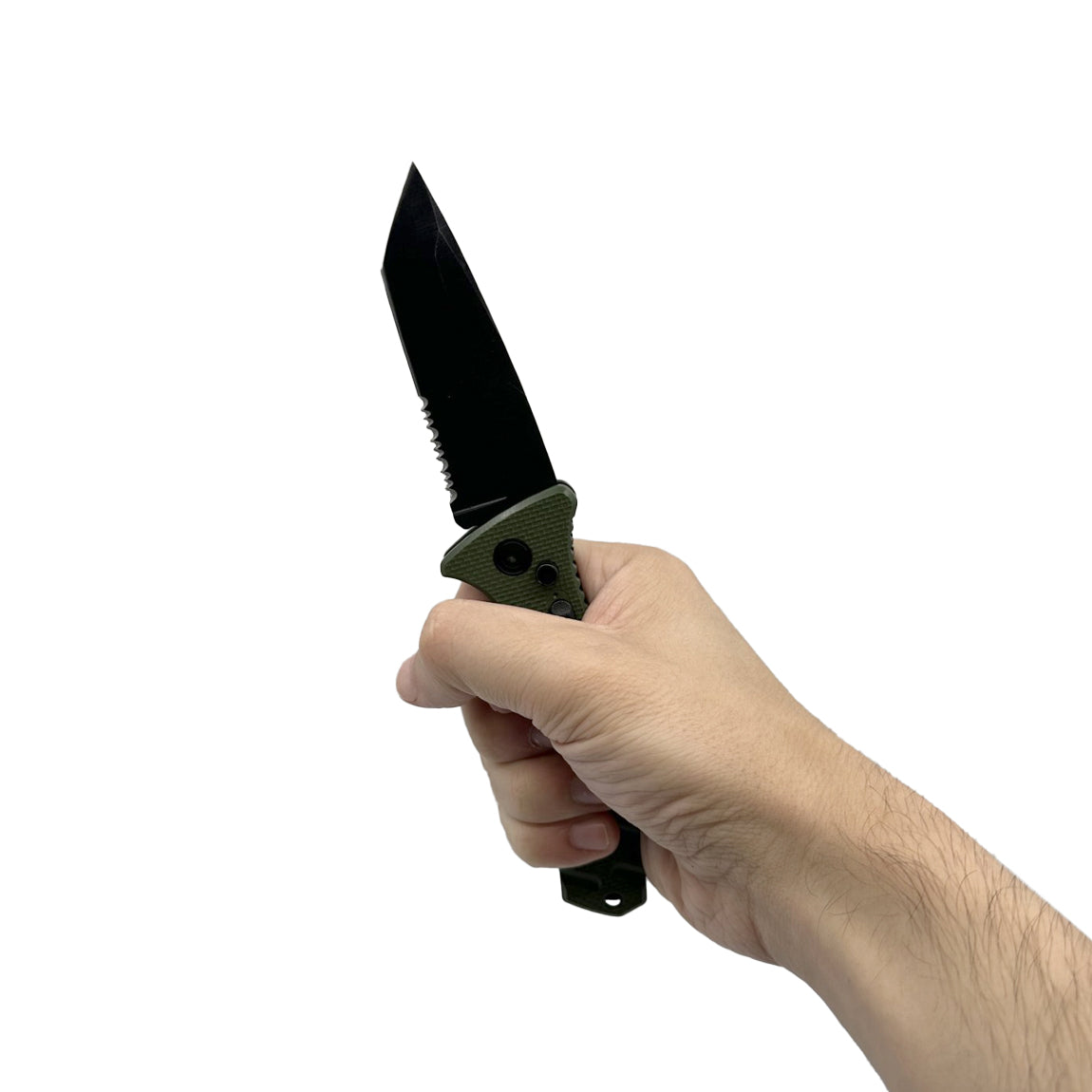 4.75" Spring Assisted Automatic Knife W/ Tanto Blade - Tophatter Daily Deals