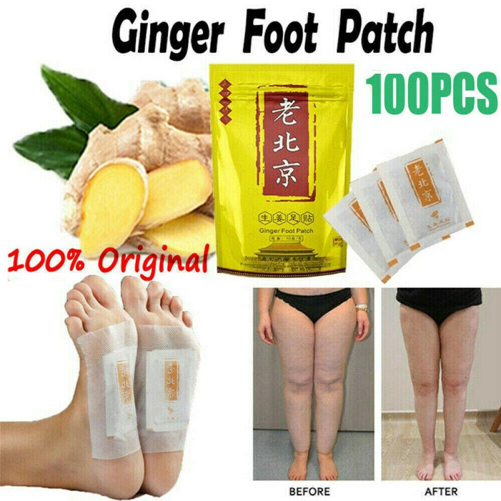 Toxin Pads for Feet - 200PCS Detox Patches Ginger Detox Foot Pads Toxin Removal Anti-Swelling Clean bea - Tophatter Daily Deals