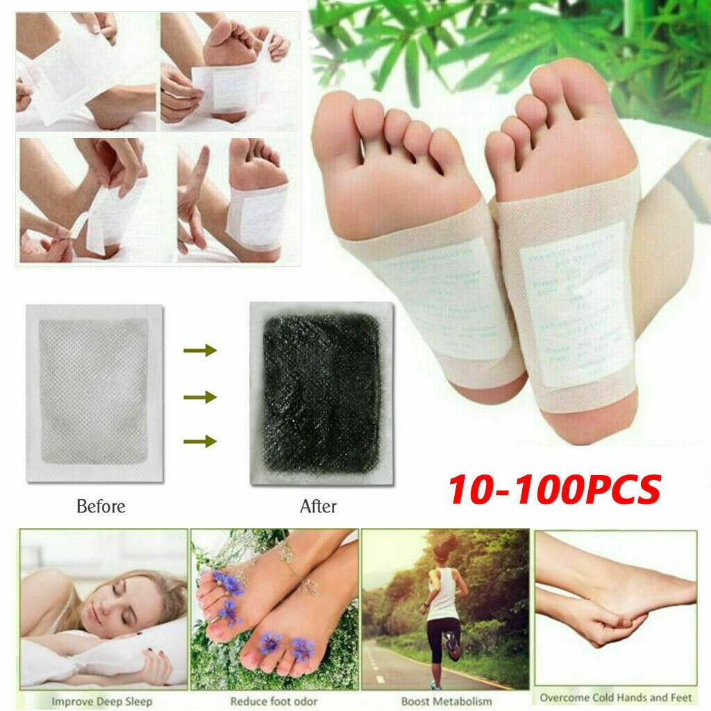 Toxin Pads for Feet - 200PCS Detox Patches Ginger Detox Foot Pads Toxin Removal Anti-Swelling Clean bea - Tophatter Daily Deals