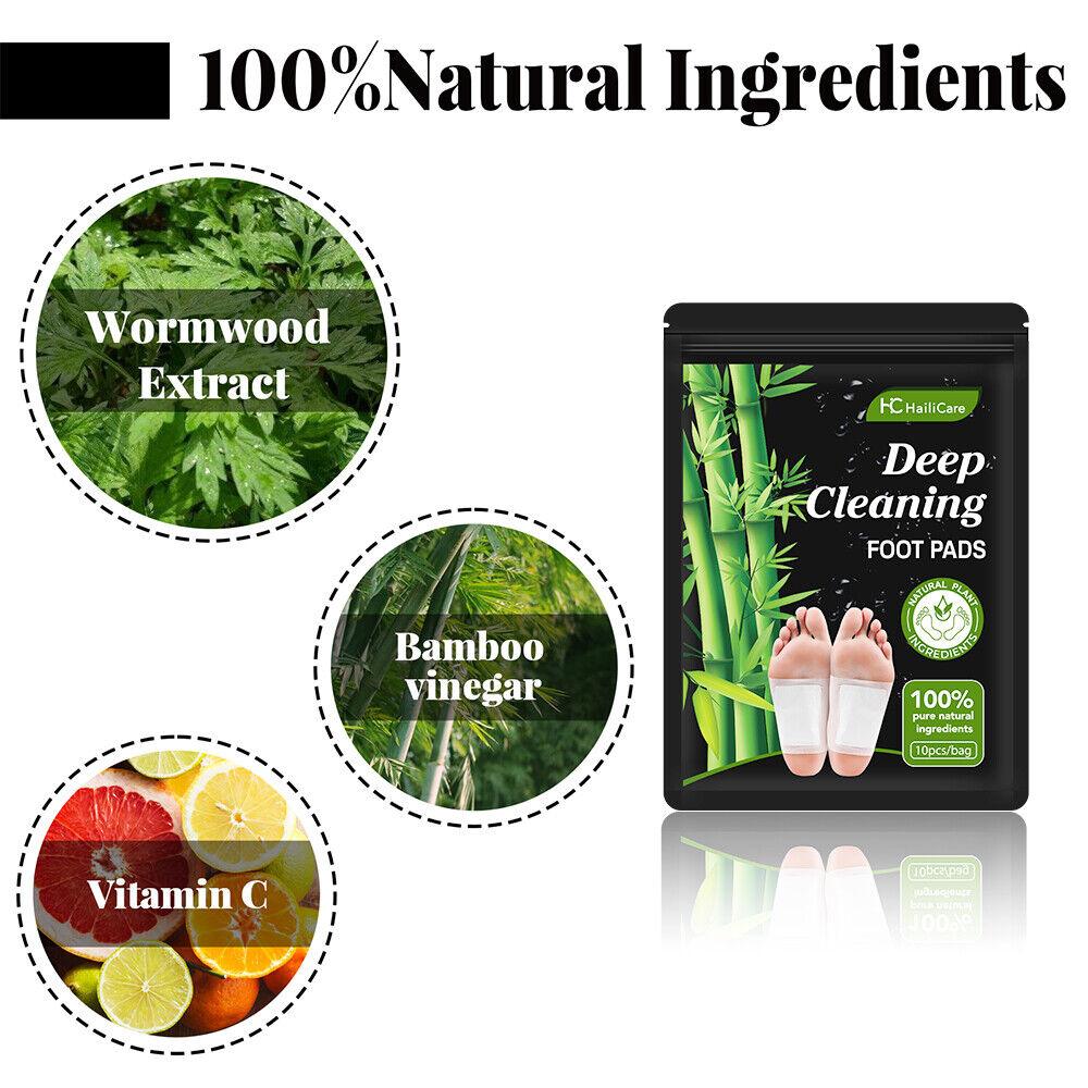 Toxin Pads for Feet - 200PCS Detox Patches Ginger Detox Foot Pads Toxin Removal Anti-Swelling Clean bea - Tophatter Daily Deals