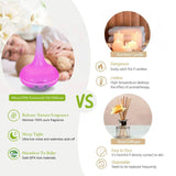 200ml Cool Mist Humidifier Ultrasonic Aroma Essential Health & Wellness - Tophatter Daily Deals