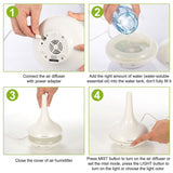 200ml Cool Mist Humidifier Ultrasonic Aroma Essential Health & Wellness - Tophatter Daily Deals