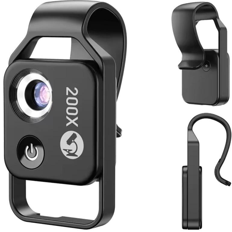 200x Zoom Phone Camera Optical Microscope Lens Phone Lens - Tophatter Daily Deals