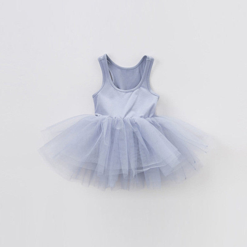 Baby Dress for Kids Children Girl Girls Summer Dresses Blue 0 - Tophatter Daily Deals