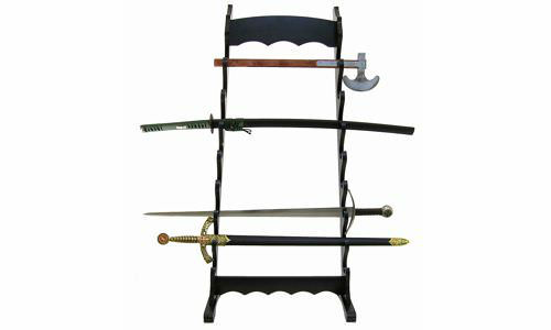 Eight Tier Table Top Sword Stand - Tophatter's Inc. Weapons Store Online Collectible Weapons - Tophatter Daily Deals