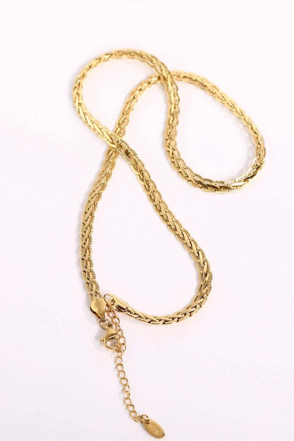 Stainless Steel Necklace Gold One Size Necklaces - Tophatter Daily Deals