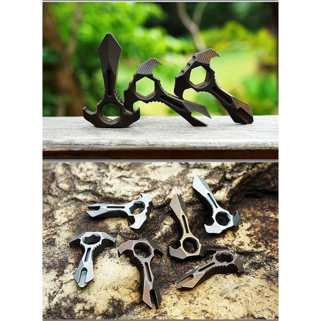 2019 Krypton EDC Keychain Tools Brass Knuckles - Tophatter Daily Deals