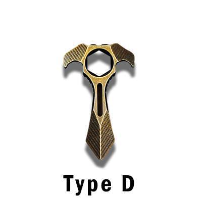 2019 Krypton EDC Keychain Tools Type D Brass Knuckles - Tophatter Daily Deals