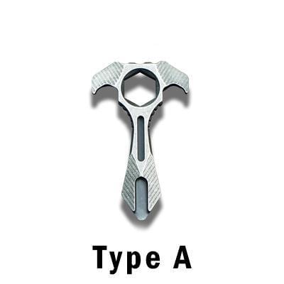 2019 Krypton EDC Keychain Tools Type A Brass Knuckles - Tophatter Daily Deals
