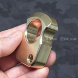 2022 Type 1000 Non Lethal Real Brass Knuckles Ring Brass Knuckles - Tophatter Daily Deals