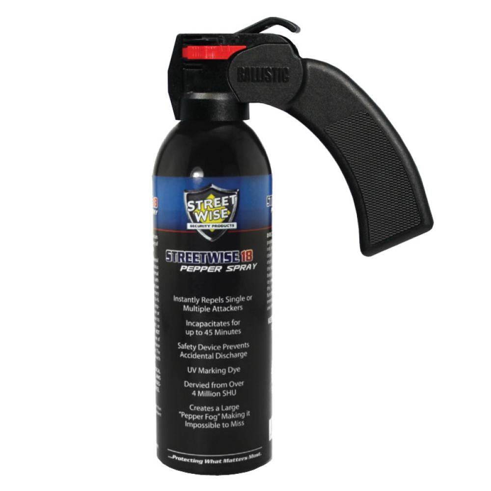 Streetwise 18 Fogger Pepper Spray 16 oz Pistol Grip Pepper Spray - Tophatter Daily Deals