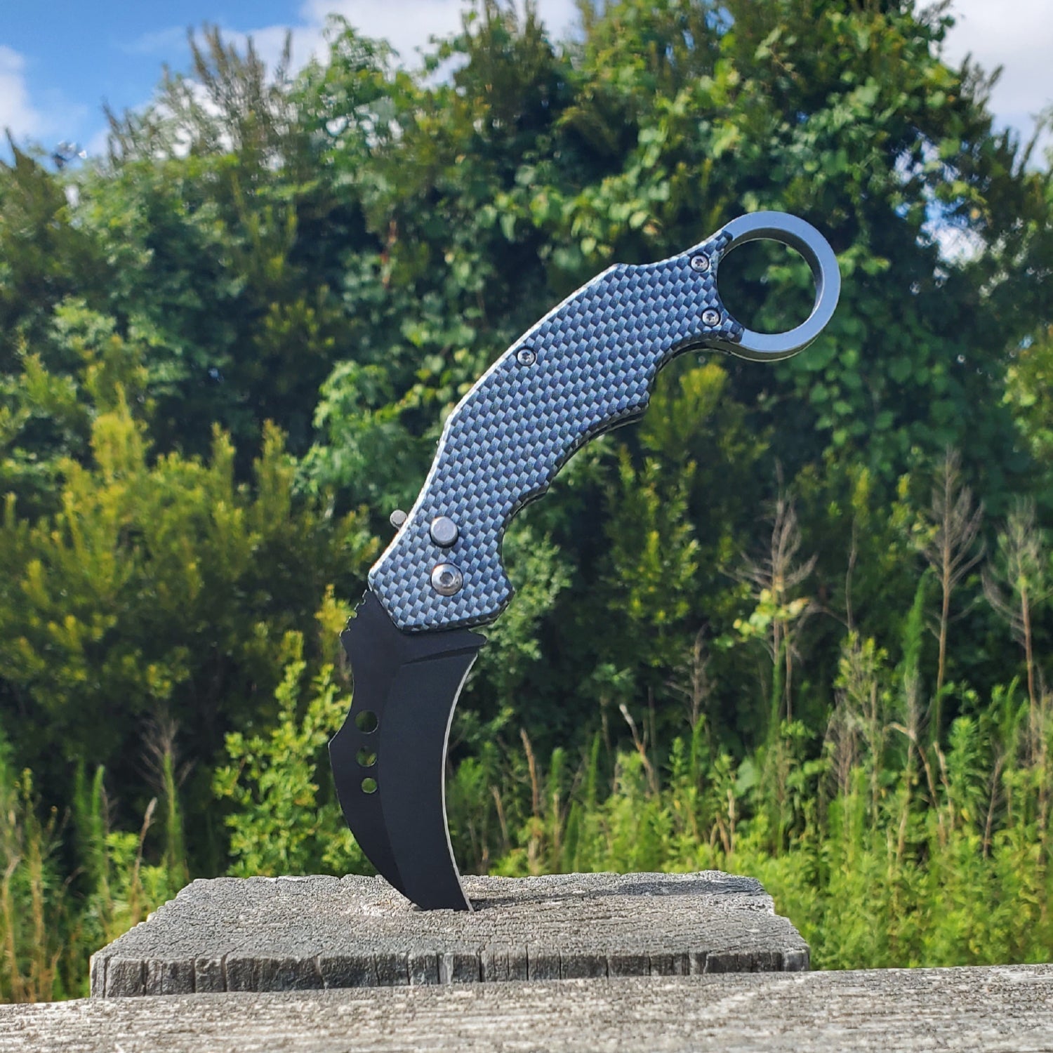 5.25" Karambit Automatic Knife Knife - Tophatter Daily Deals