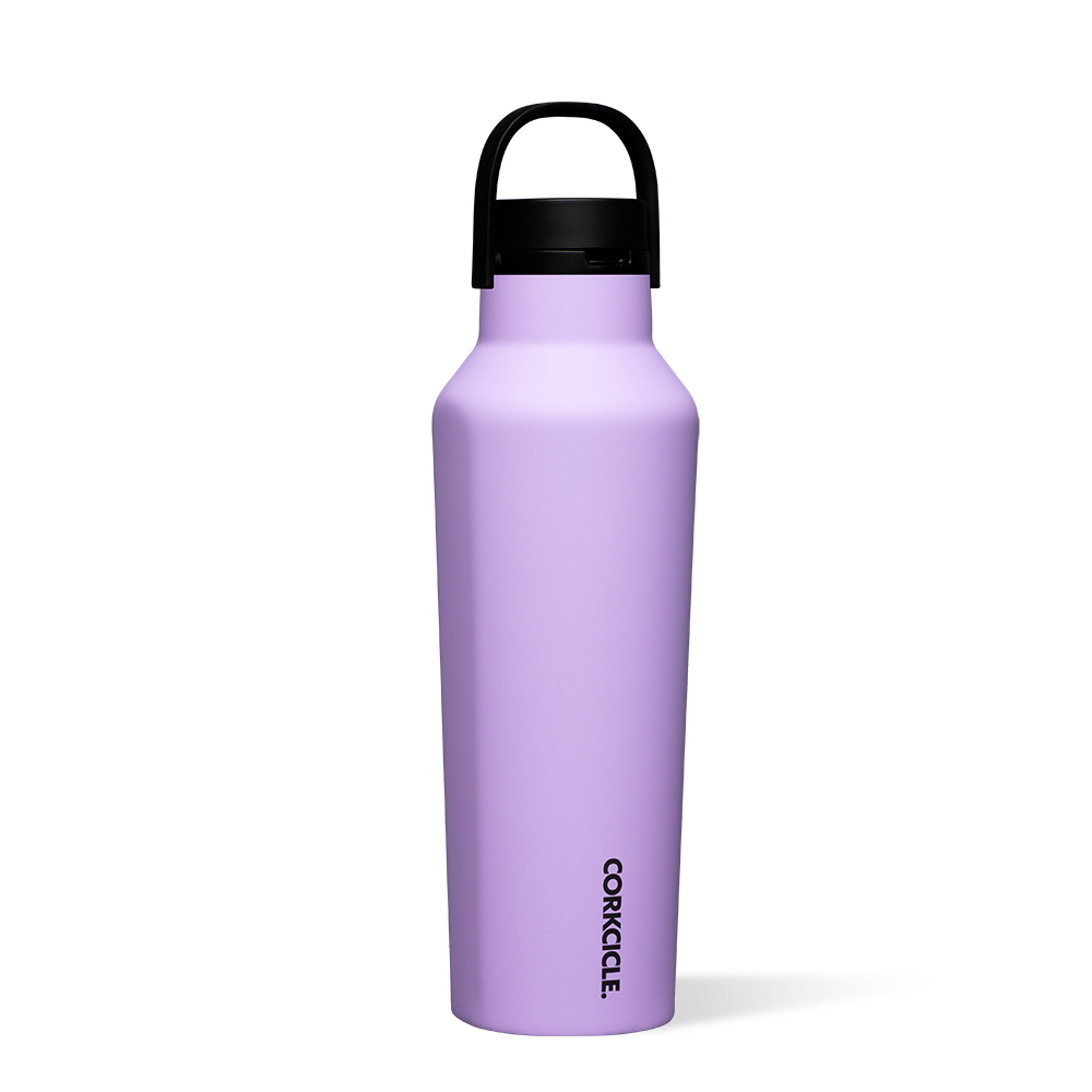 Series A Sport Canteen by CORKCICLE. Sun-Soaked Lilac 20oz Canteen - Tophatter Daily Deals