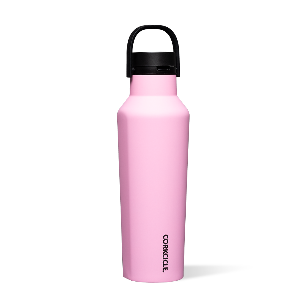 Series A Sport Canteen by CORKCICLE. Sun-Soaked Pink 20oz Canteen - Tophatter Daily Deals