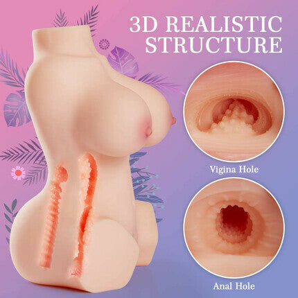 5.9 lbs Handhold Love Doll with Boobs Anus Pussy Masturbators - Tophatter Daily Deals