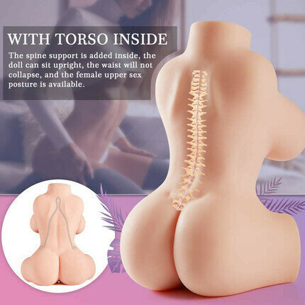 5.9 lbs Handhold Love Doll with Boobs Anus Pussy Masturbators - Tophatter Daily Deals