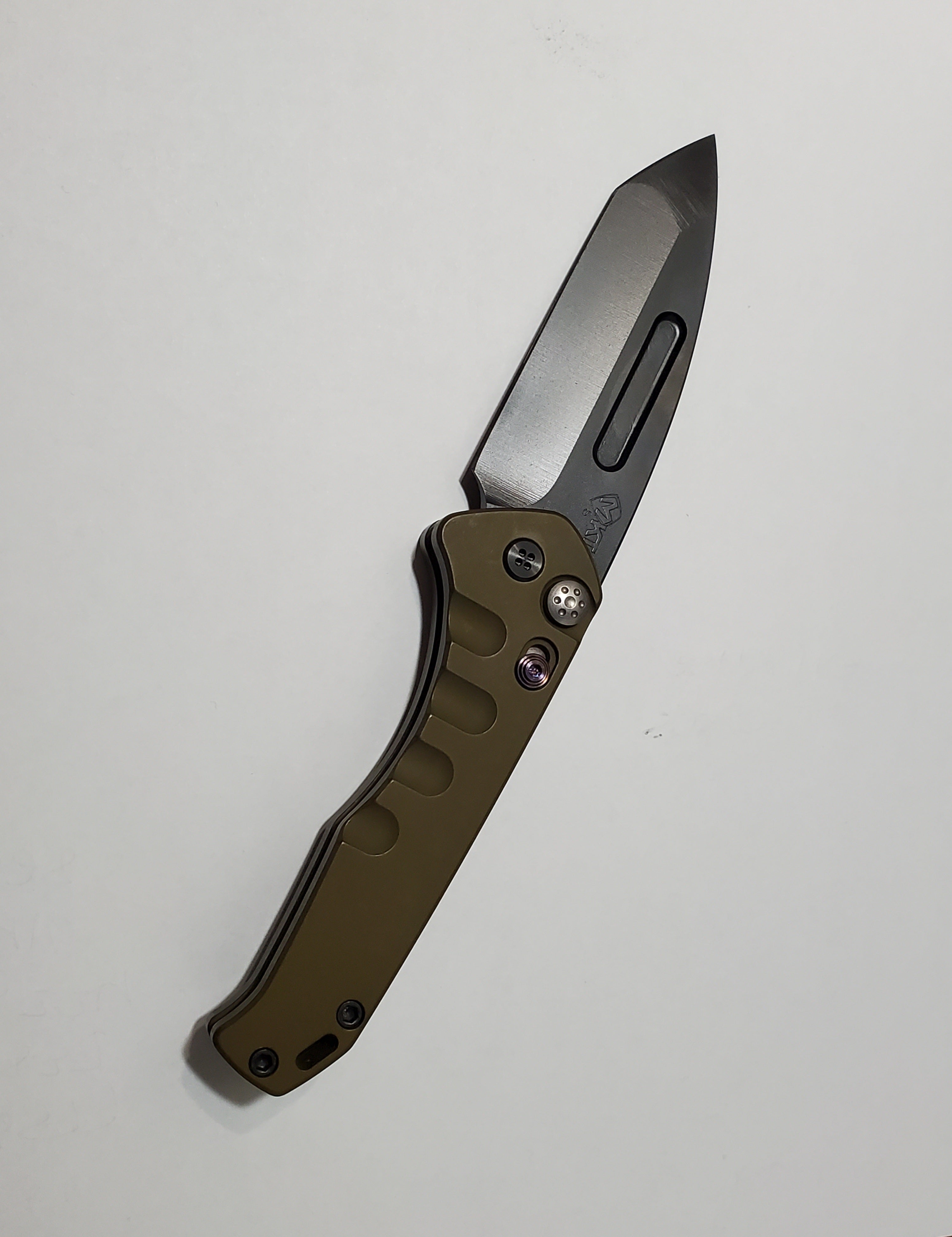 Medford - Praetorian Swift - Tanto Blade - PVD - Yellow Aluminum - S35VN - MK206SPT Knives - Tophatter Daily Deals