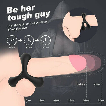 SHANDE - Erection Enhancing Penis Ring Penis Rings - Tophatter Daily Deals