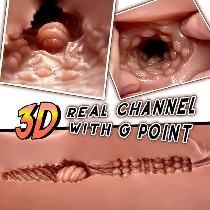 Acmejoy - 6.2lbs Brunet Doggy-Style Dangling Balls Derriere Fun Realistic Butt Masturbator Masturbators - Tophatter Daily Deals