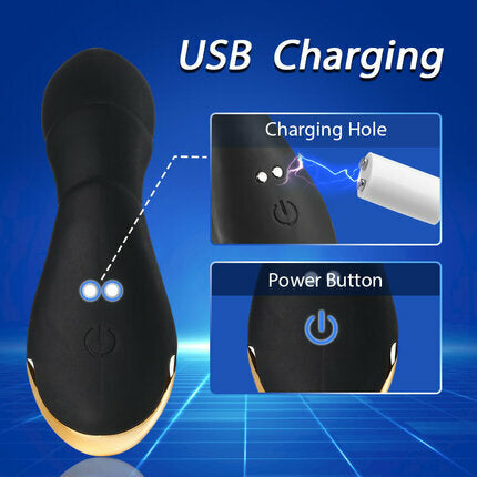 ACMEJOY Telescoping Vibration Butt Plug Anal Toys - Tophatter Daily Deals