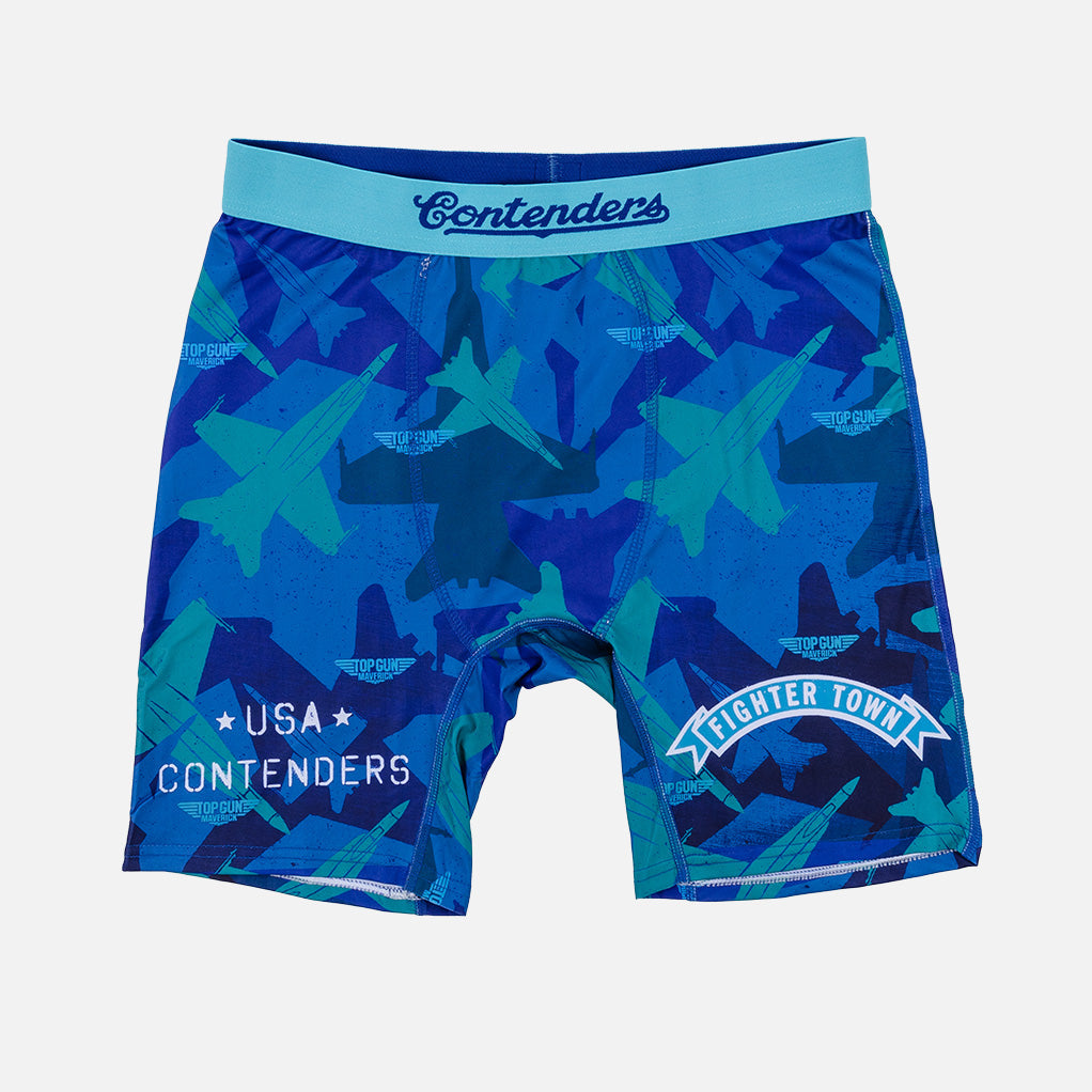 Contenders Clothing Top Gun: Maverick Fightertown Brief Blue Underwear - Tophatter Daily Deals