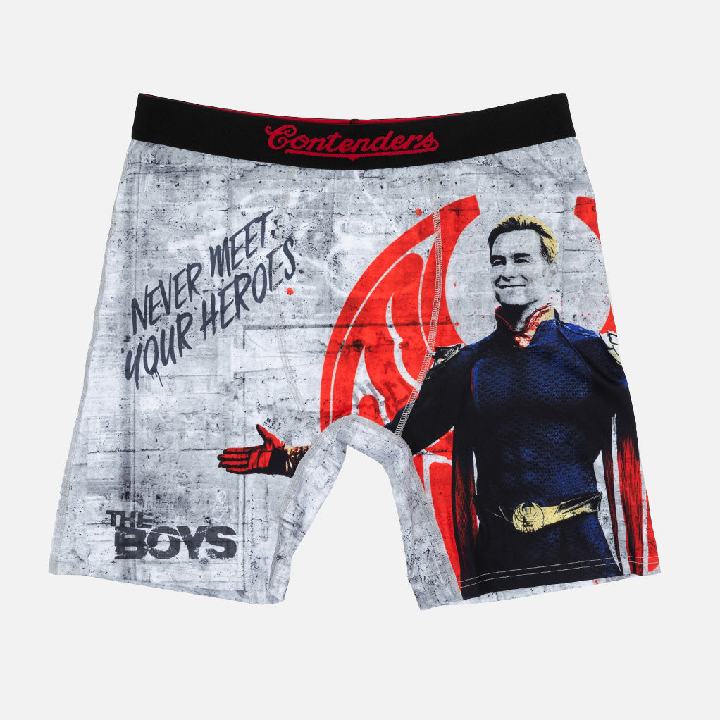Contenders Clothing The Boys Never Meet Your Heroes Brief Grey Underwear - Tophatter Daily Deals
