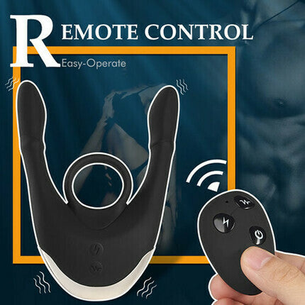 Acmejoy Electric Shock Vibrating Cock Ring - Tophatter Daily Deals