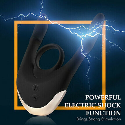 Acmejoy Electric Shock Vibrating Cock Ring - Tophatter Daily Deals
