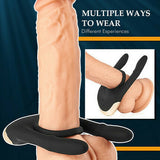 Acmejoy Electric Shock Vibrating Cock Ring - Tophatter Daily Deals