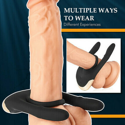 Acmejoy Electric Shock Vibrating Cock Ring - Tophatter Daily Deals
