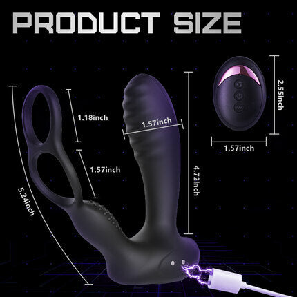 Acmejoy Vibrations Heating Anal Plug Anal Toys - Tophatter Daily Deals