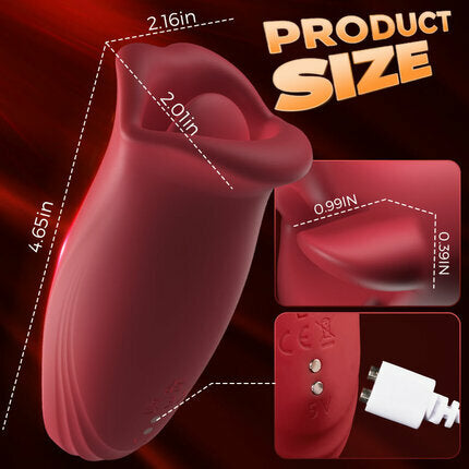 Ramsdell 10 Biting Modes & 10 Vibrating Speeds Stimulate Nipple Clitoral Women Vibrator Vibrators - Tophatter Daily Deals